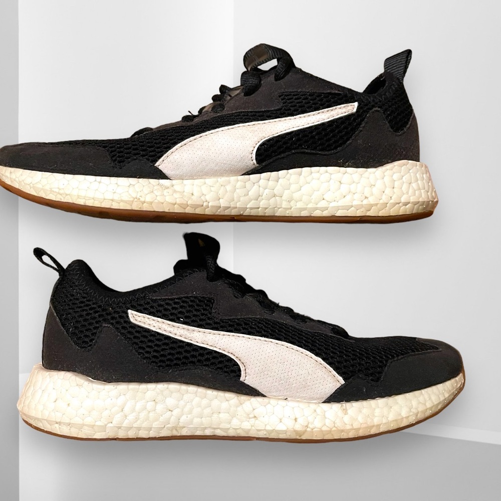 PUMA NRGY Neko Better Foam Black & White Sneaker - Sz 6.5